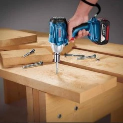 Bosch Bleu Visseuse à Choc Sans Fil GDX 18V-200 Tournevis Sans Fil 18V Sans Piles Ni Chargeur En L-Boxx 06019J2205 -Outils sans fil Sales gdx 18v 200 tournevis sans fil 18v sans piles ni chargeur en l boxx 06019j2205 4