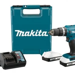 Makita Perceuse Visseuse Sans Fil HP488DWAE Perceuse Visseuse à Percussion 18V