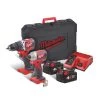 Milwaukee Visseuse à Choc Sans Fil M18 POWERPACK Perceuse Et Visseuse COMPACT BRUSHLESS CBLPP2B-402C -Outils sans fil Sales m18 powerpack perceuse et visseuse compact brushless cblpp2b 402c