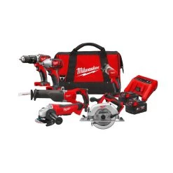 Milwaukee Set M18 PP6B-502B M18 FUEL™ Powerpack - 6 Machines 18V 5.0Ah Li-Ion Dans Un Sac 4933451038