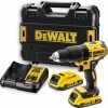 DeWalt Perceuse Visseuse Sans Fil Perceuse-visseuse à Percussion Sans Fil DCD778D2T 18V 2.0Ah XR