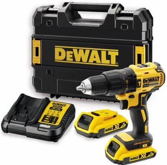 DeWalt Perceuse Visseuse Sans Fil Perceuse-visseuse à Percussion Sans Fil DCD778D2T 18V 2.0Ah XR 3 DeWalt Perceuse Visseuse Sans Fil Perceuse-visseuse à Percussion Sans Fil DCD778D2T 18V 2.0Ah XR