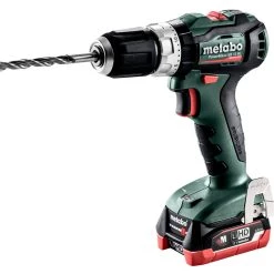 Metabo Perceuse Visseuse Sans Fil PowerMaxx SB 12 BL Marteau Perforateur à Batterie 12V 4.0Ah LiHD En Métabox 601077800