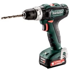 Metabo Perceuse Visseuse Sans Fil PowerMaxx SB 12 Perceuse à Percussion 12V 2.0Ah Li-Ion En Métabox 601076500