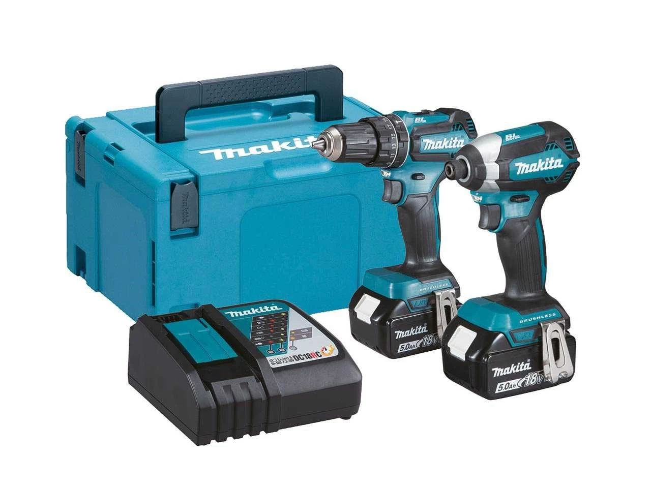 Makita Visseuse à Choc Sans Fil Set DLX2283TJ - Perceuse à Percussion DHP485 + Visseuse à Chocs DTD153 3 Makita Visseuse à Choc Sans Fil Set DLX2283TJ - Perceuse à Percussion DHP485 + Visseuse à Chocs DTD153