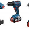 Bosch Bleu Visseuse à Choc Sans Fil Set GSR 18V-55 Perceuse Sans Fil + GDR 18V-200 Visseuse à Chocs Dans L-Boxx -Outils sans fil Sales set gsr 18v 55 perceuse sans fil gdr 18v 200 visseuse a chocs dans l boxx