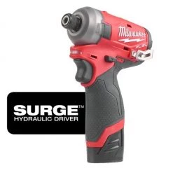 Milwaukee Visseuse à Choc Sans Fil Visseuse à Chocs Hydraulique Silencieuse M12 FUEL™ SURGE™ Hex FQID-202X -Outils sans fil Sales visseuse a chocs hydraulique silencieuse m12 fuelt surget hex fqid 202x 2