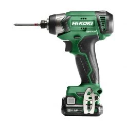 HIKOKI Visseuse à Choc Sans Fil WH12DAWFZ Clé à Chocs à Batterie 12V 2.5 Ah Li-Ion + 5 Ans De Garantie Du Revendeur